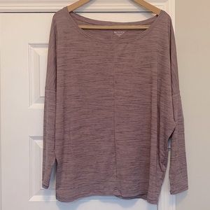 NWT Athleta purple long sleeve top, size 1X